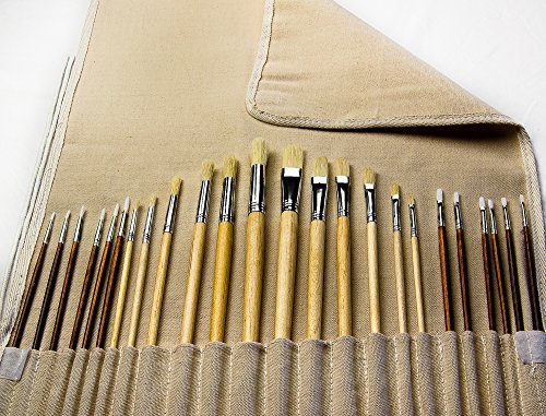 Painting Art Brush Set, 24 Assorted