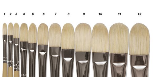 Robert Simmons Signet Brushes 2 filbert 42