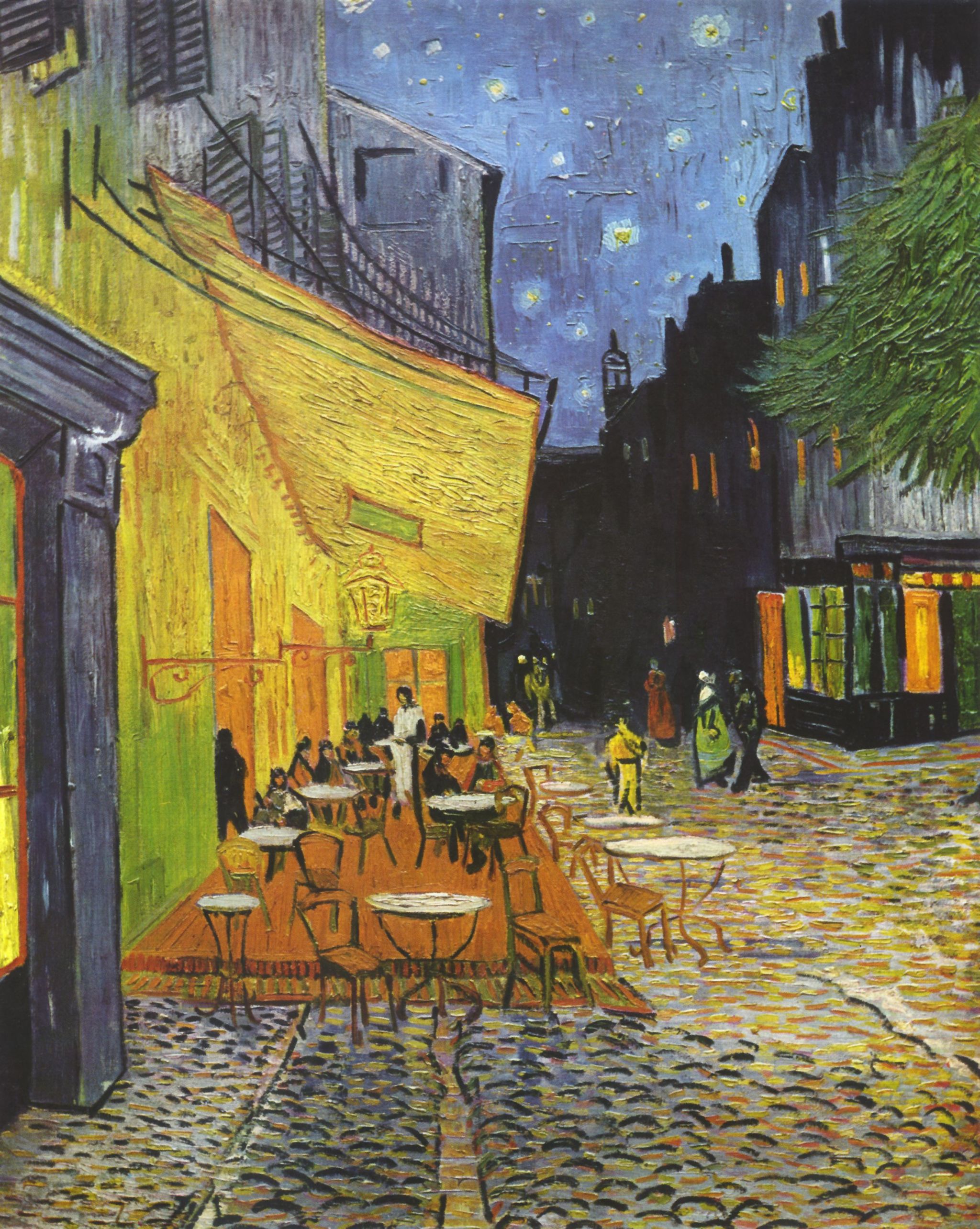 “Cafe Terrace at Night”, Vincent Van Gogh
