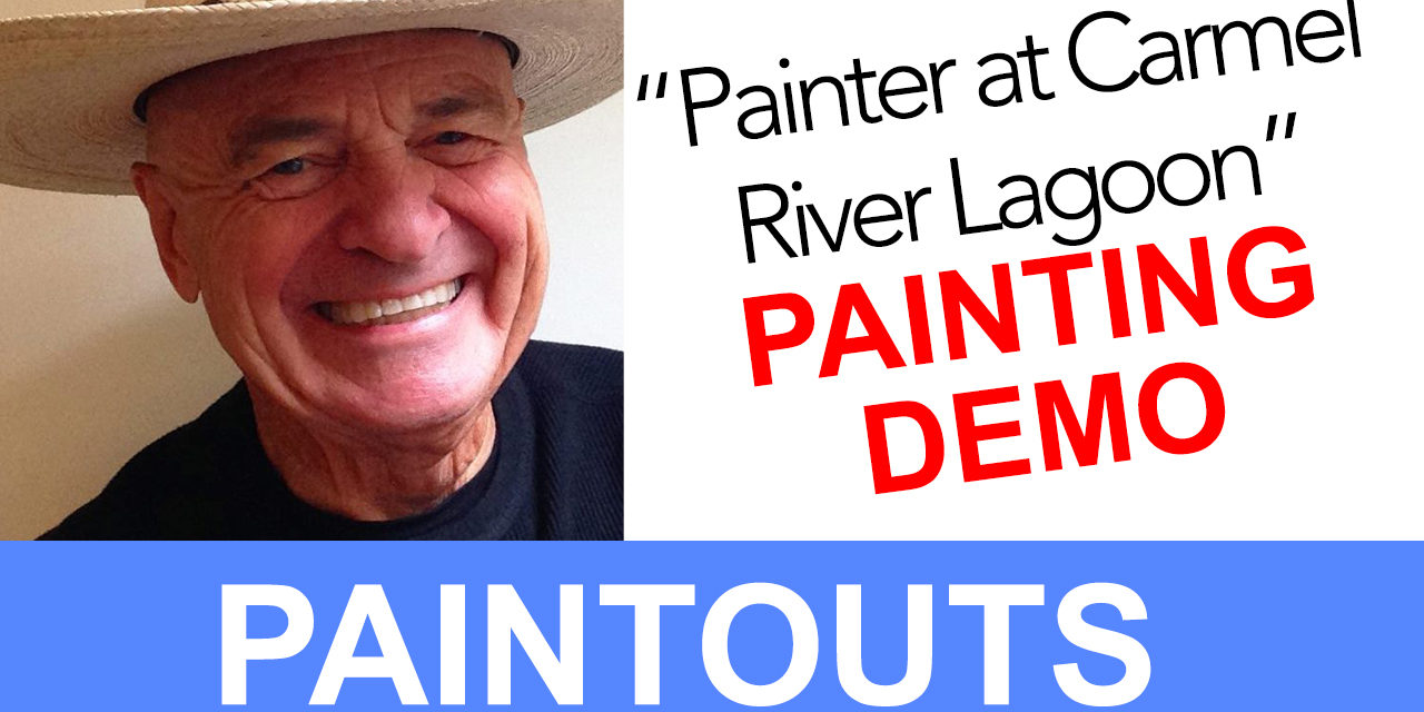 Painter at Carmel River Lagoon