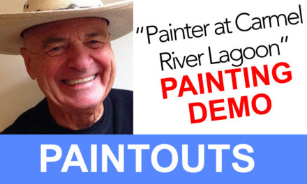 Painter at Carmel River Lagoon